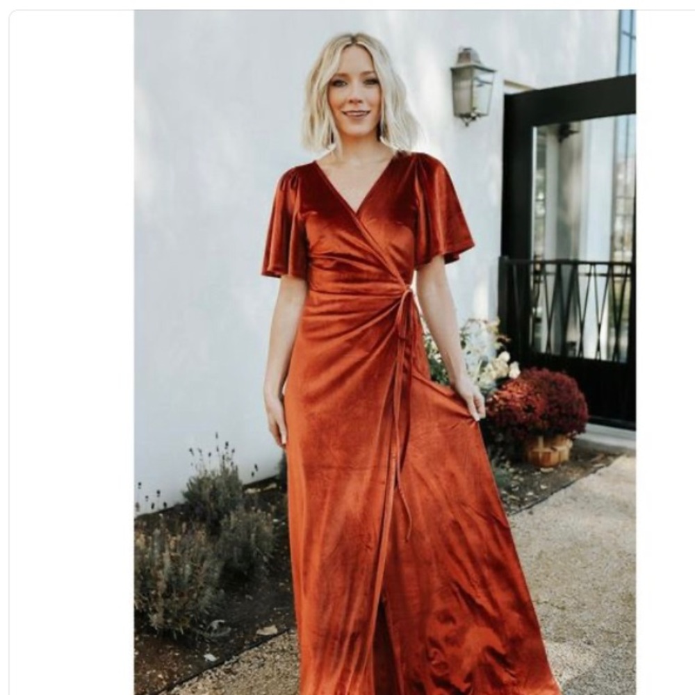 Baltic Born Velvet Copper Dress XL